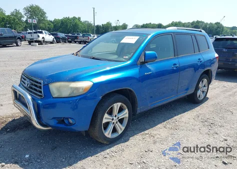 2008 Toyota Highlander Sport z USA, uszkodzony, nr VIN JTEES43A882042634